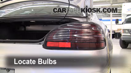 2003 Pontiac Grand Prix GT 3.8L V6 Sedan (4 Door) Lights Turn Signal - Rear (replace bulb)